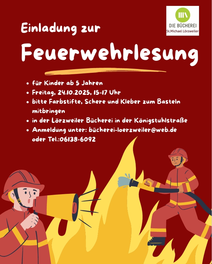 Feuerwehrlesung 24.10.2025 (c) KÖB Lörzweiler