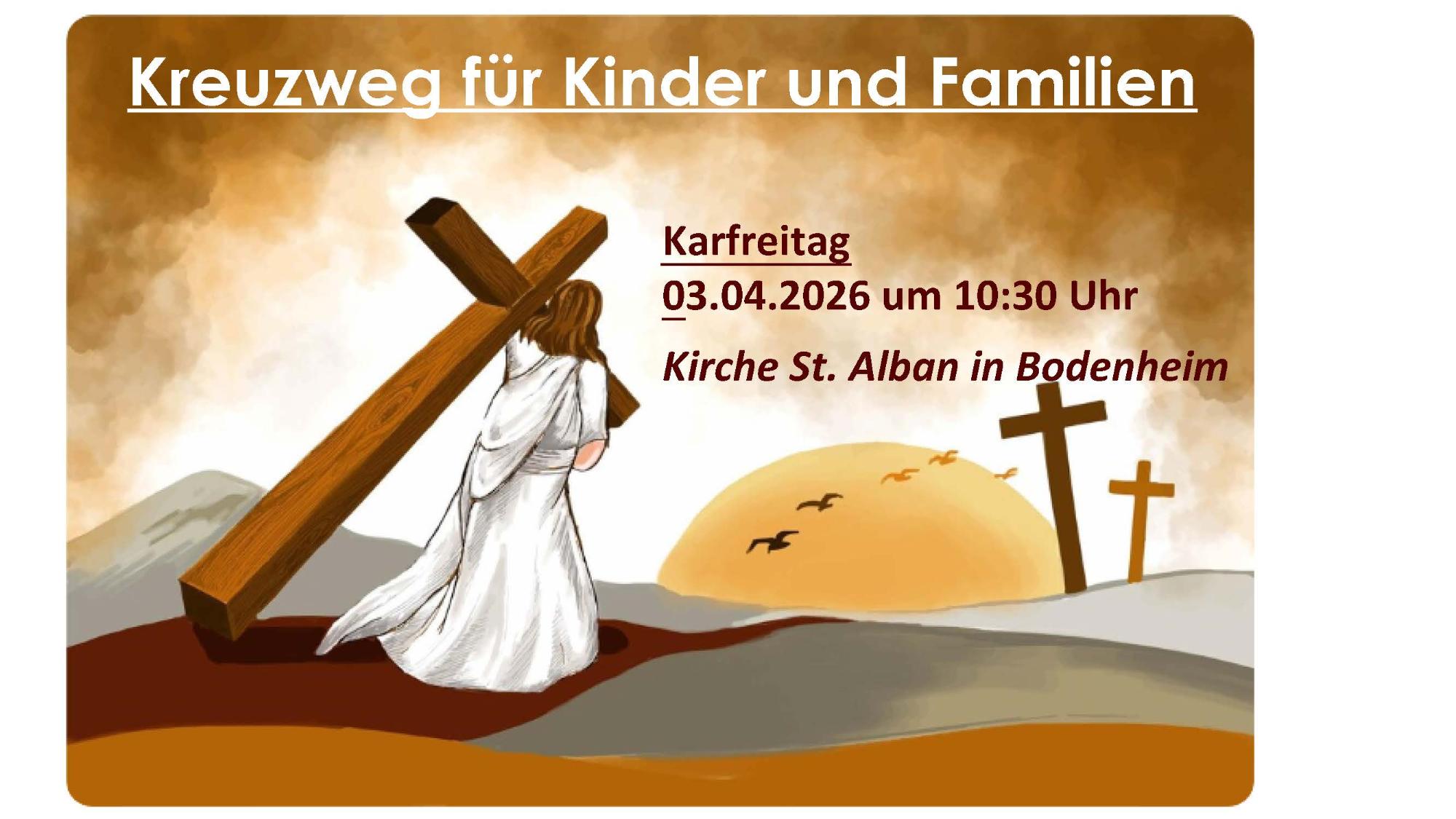 Kreuzweg für Kinder und Familien 2026
