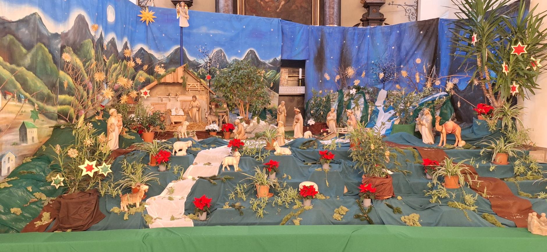 Krippe Lörzweiler 2025 m (c) Pfarrei St. Hildegard, Lörzweiler