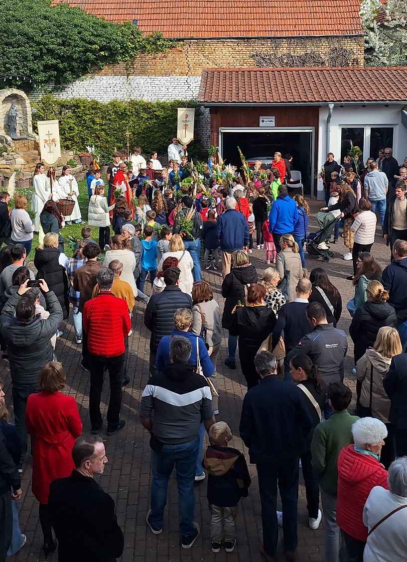 Palmsonntag 2025-1 (c) Pfarrei St. Hildegard, Lörzweiler