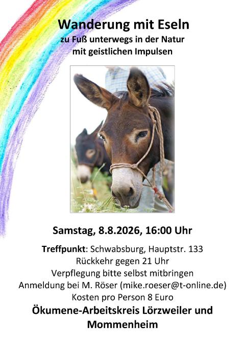Plakat Eselwanderung 2026 V1