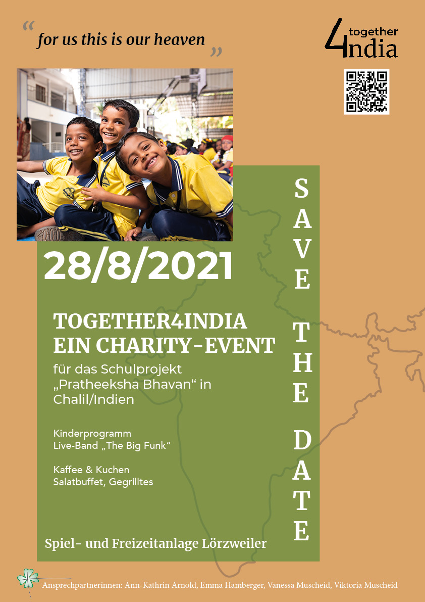 Plakat Together for India (c) Hamberger