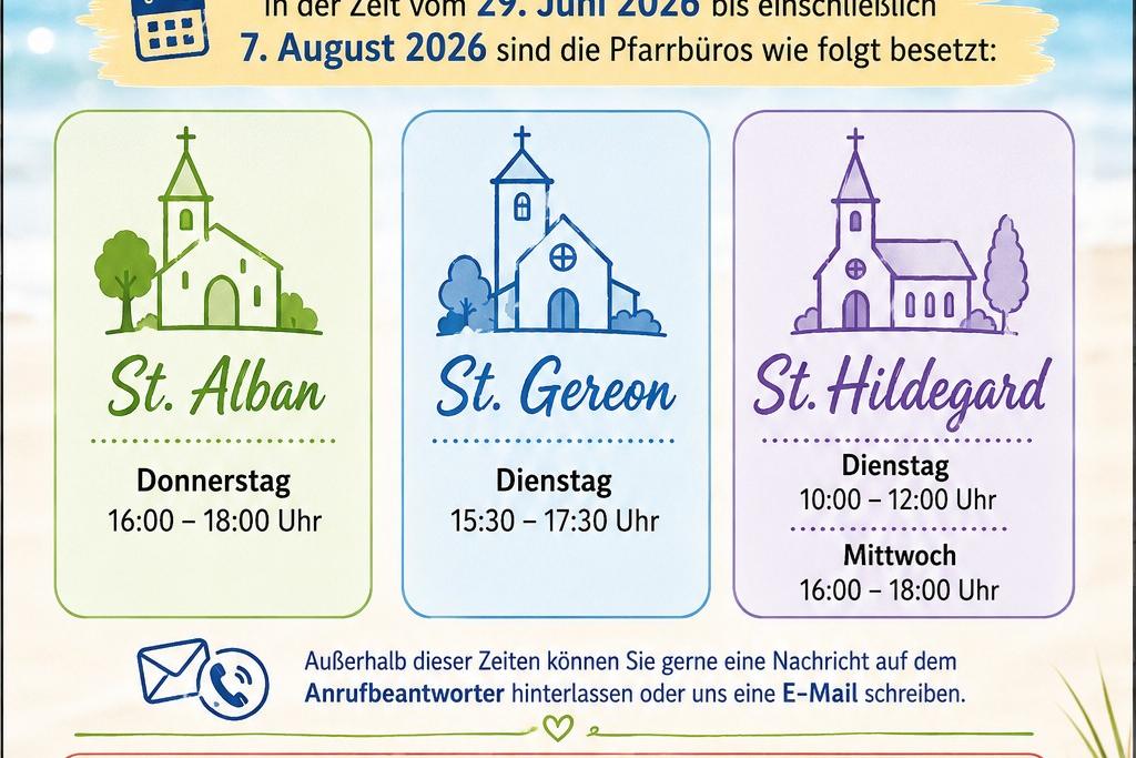Urlaub 2026 (c) Pastoralraum Bodenheim Urlaub 2026 (c) Pastoralraum Bodenheim