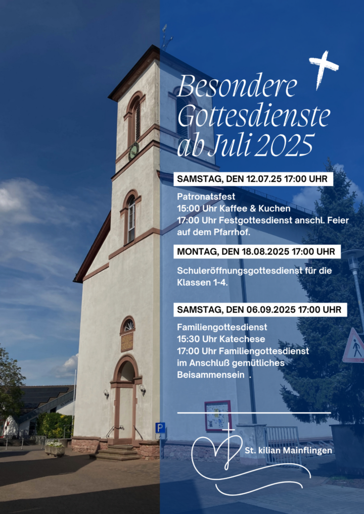Besondere Gottesdienste 2025