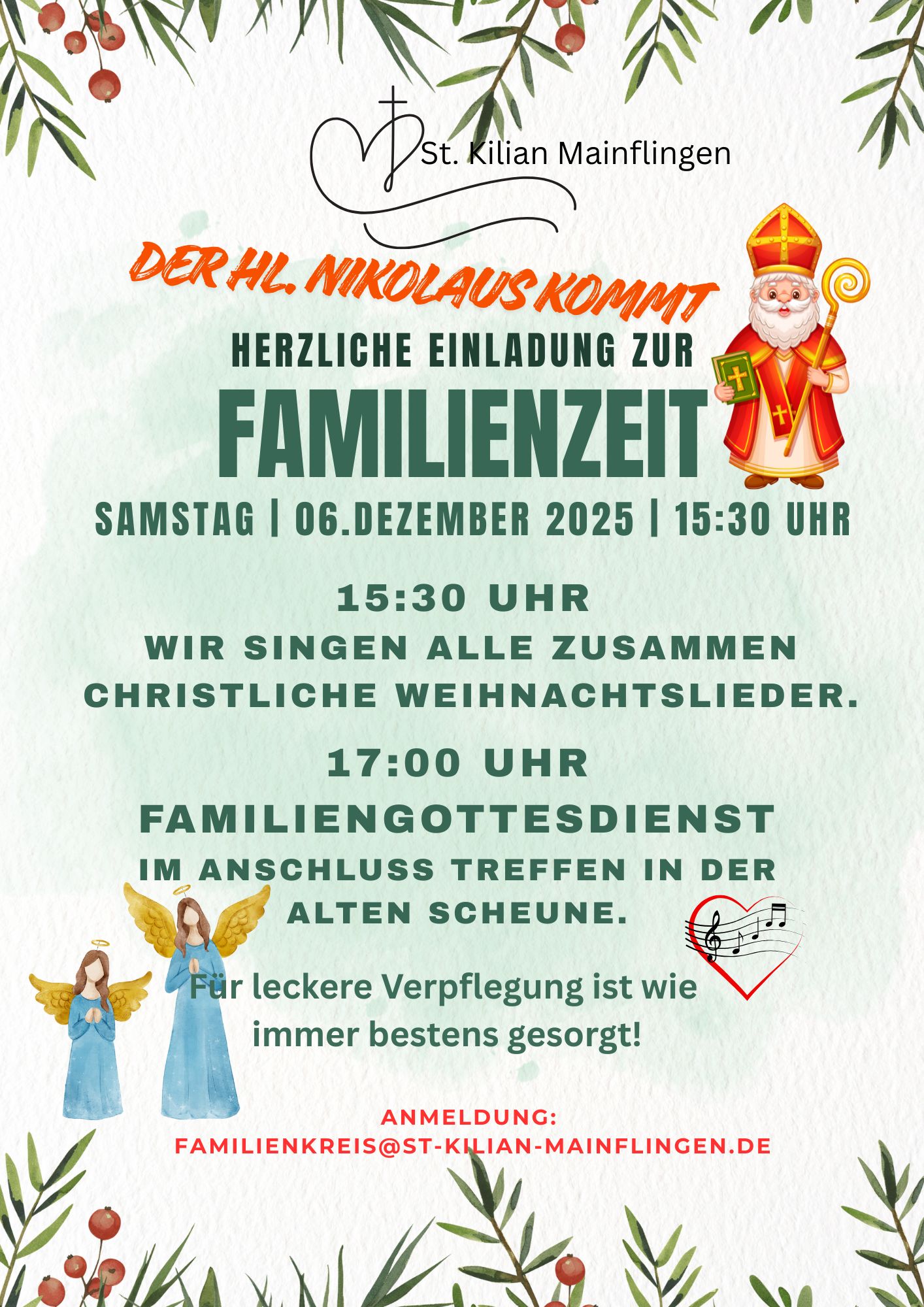 Familienzeit Dezember 2025 (c) St. Kilian Mainflingen