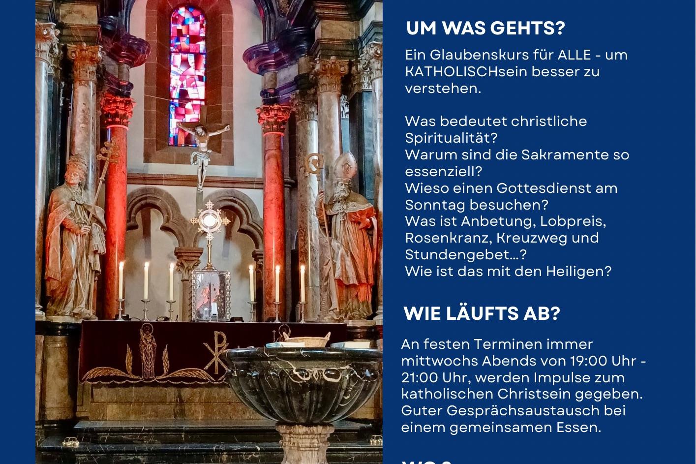 Glaubenskurs-Warum nicht mal katholisch_