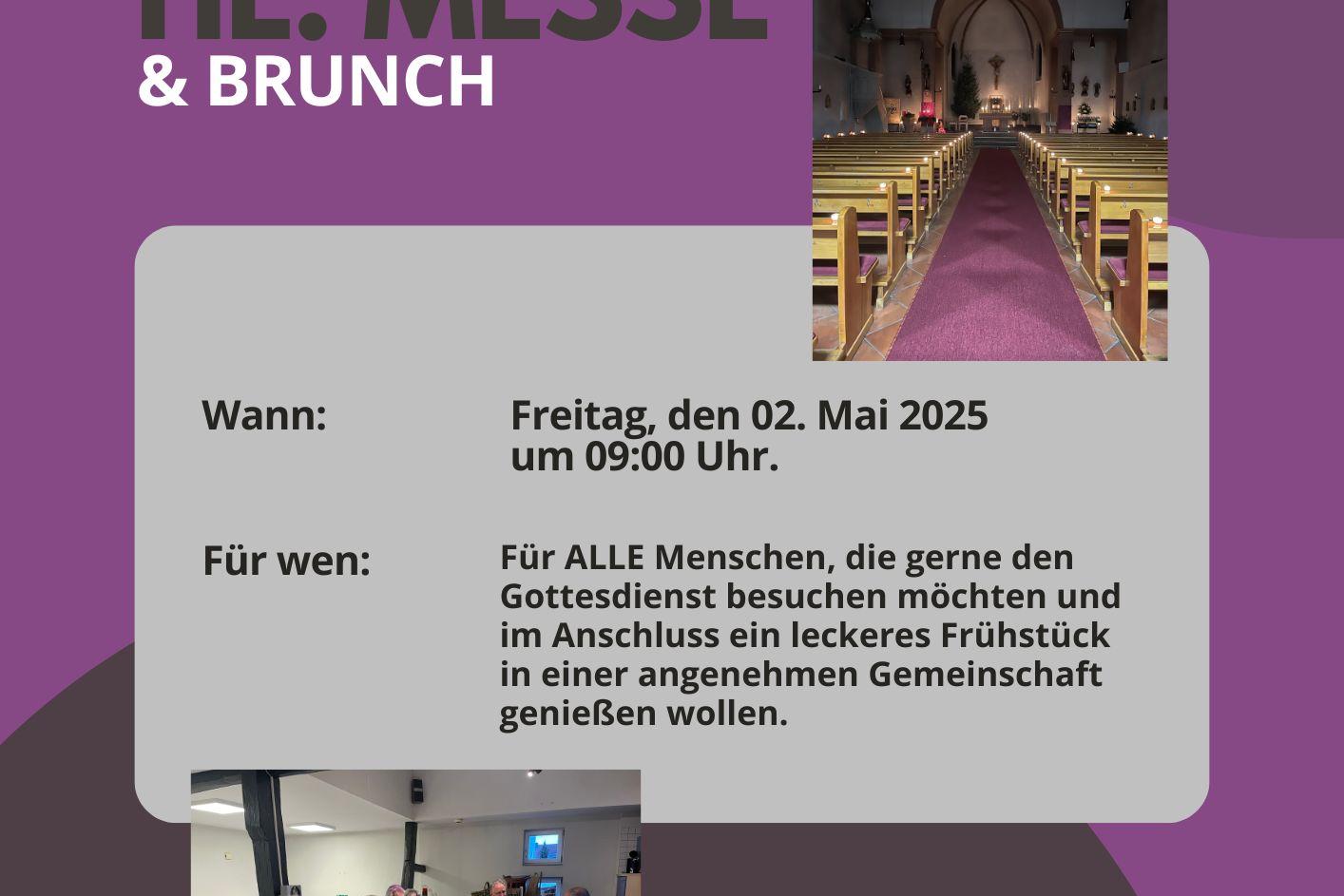 Hl. Messe & Brunch Mai 2025