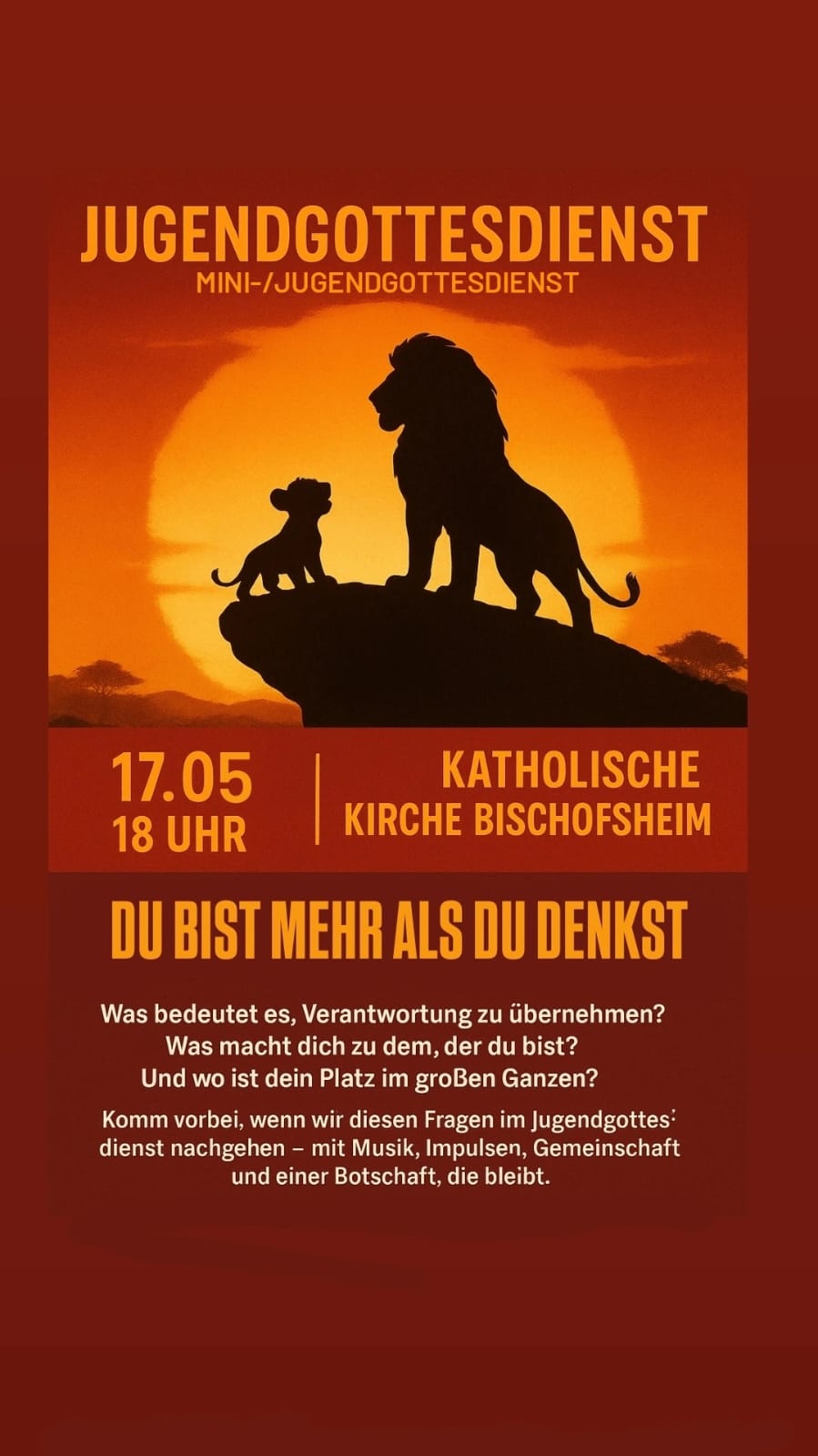 Jugendgottesdienst 17. Mai (c) privat