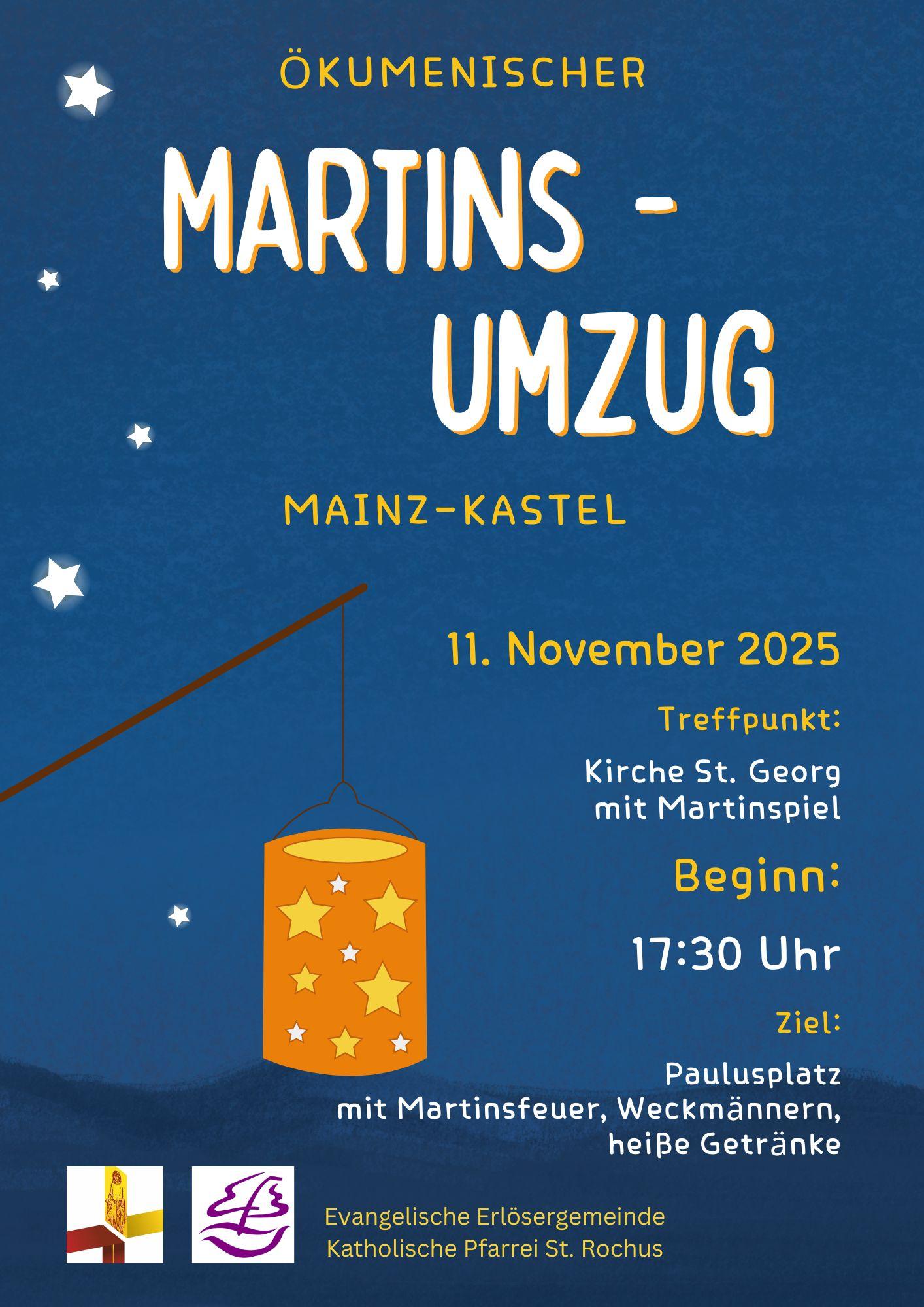 2025Plakat_Martinsumzug (c) Matthias Hassemer, Pfarrei St. Rochus, Mz-Kastel