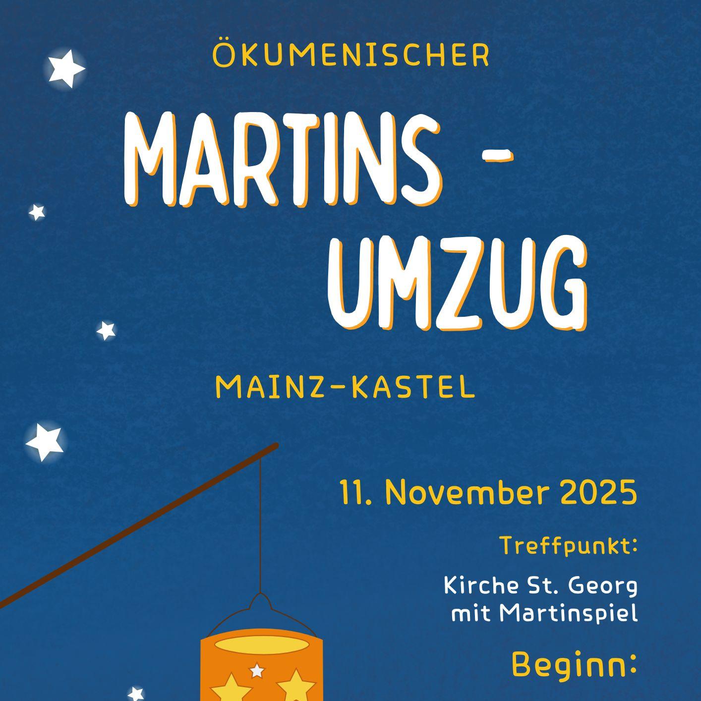 2025Plakat_Martinsumzug (c) Matthias Hassemer, Pfarrei St. Rochus, Mz-Kastel