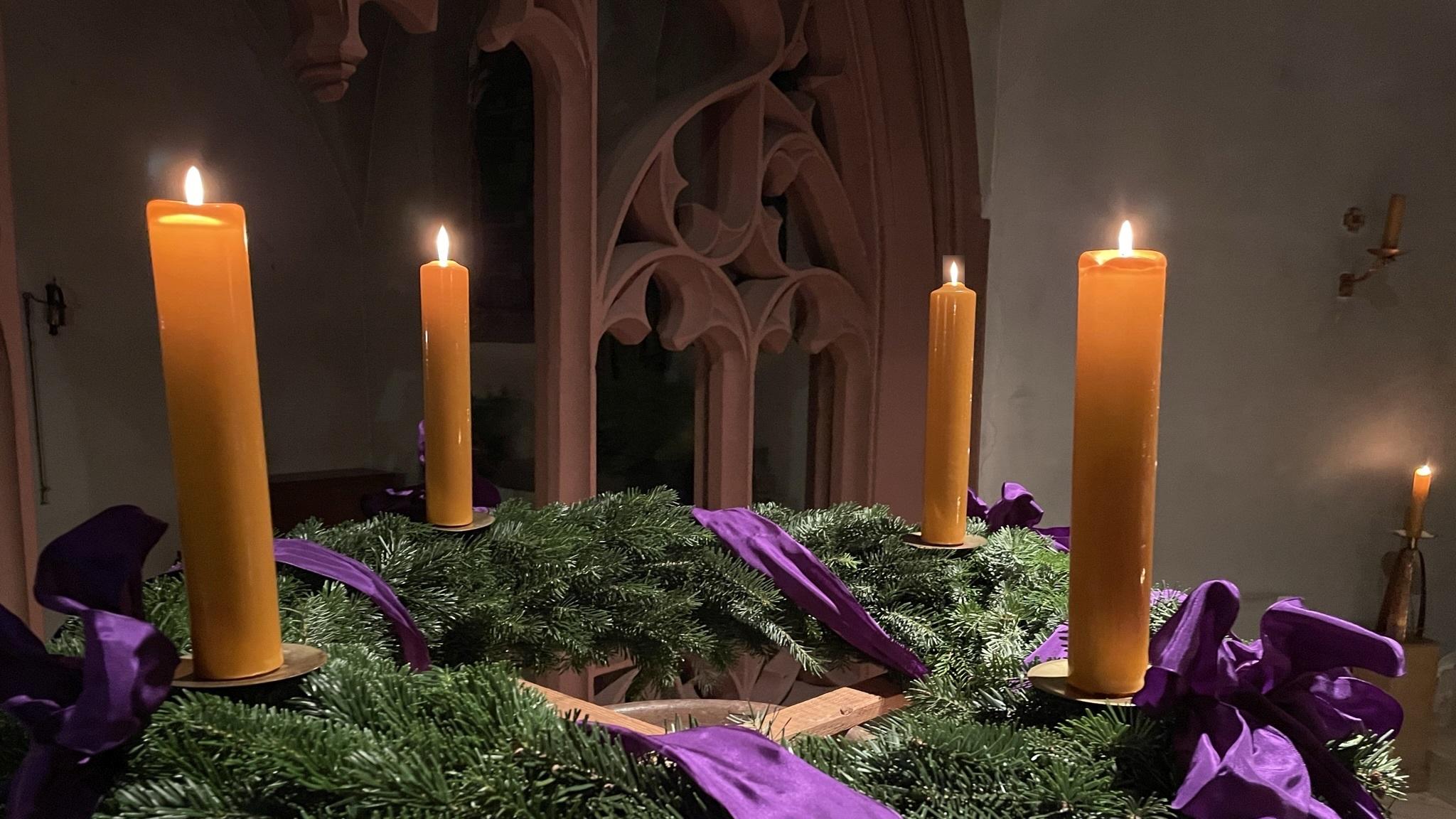 Adventskranz Maria Immaculata, 4. Advent