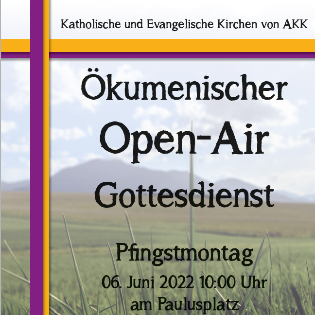 Pfingstmontag OpenAir-Gottesdienst