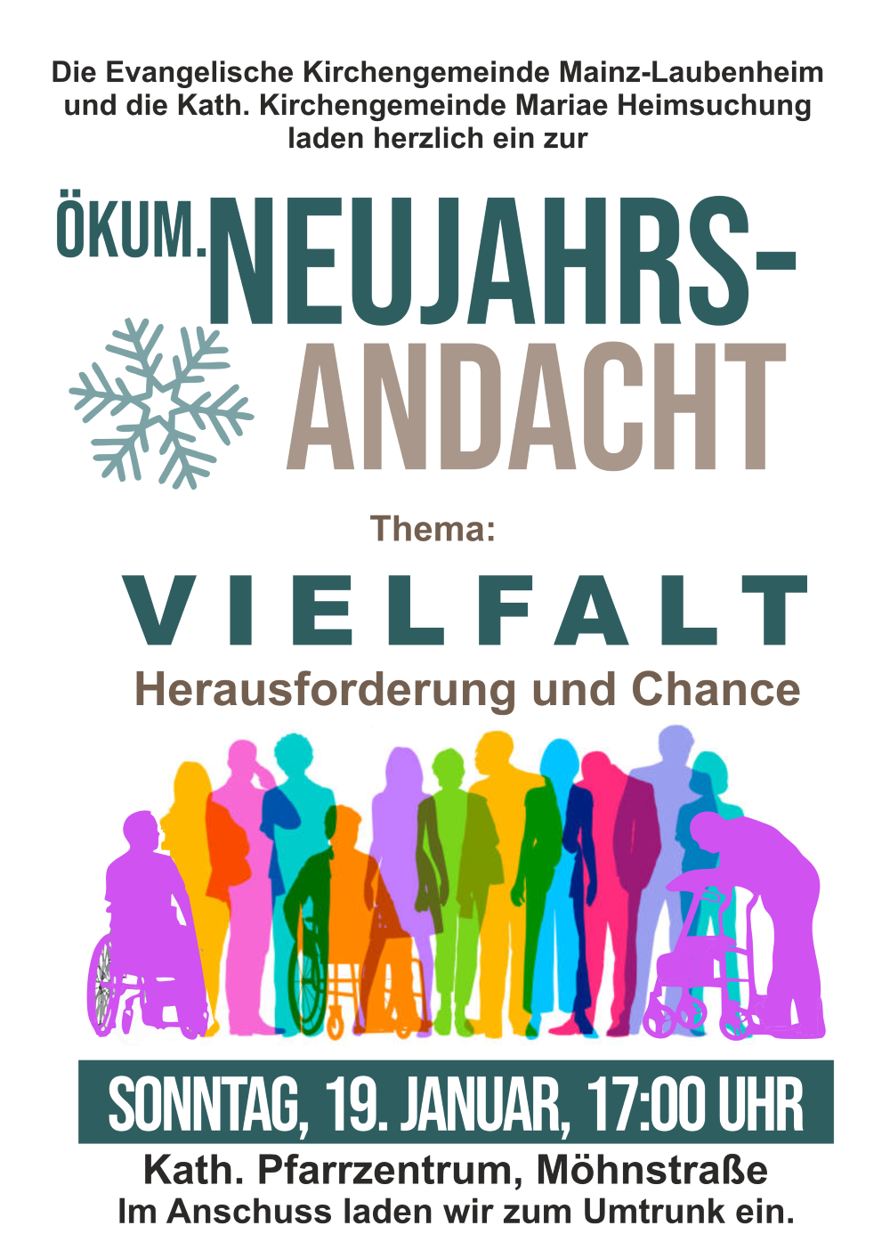 Ökum. Neujahrsandacht 2025 (c) Ev. Kirchengemeinde Mainz Laubenheim