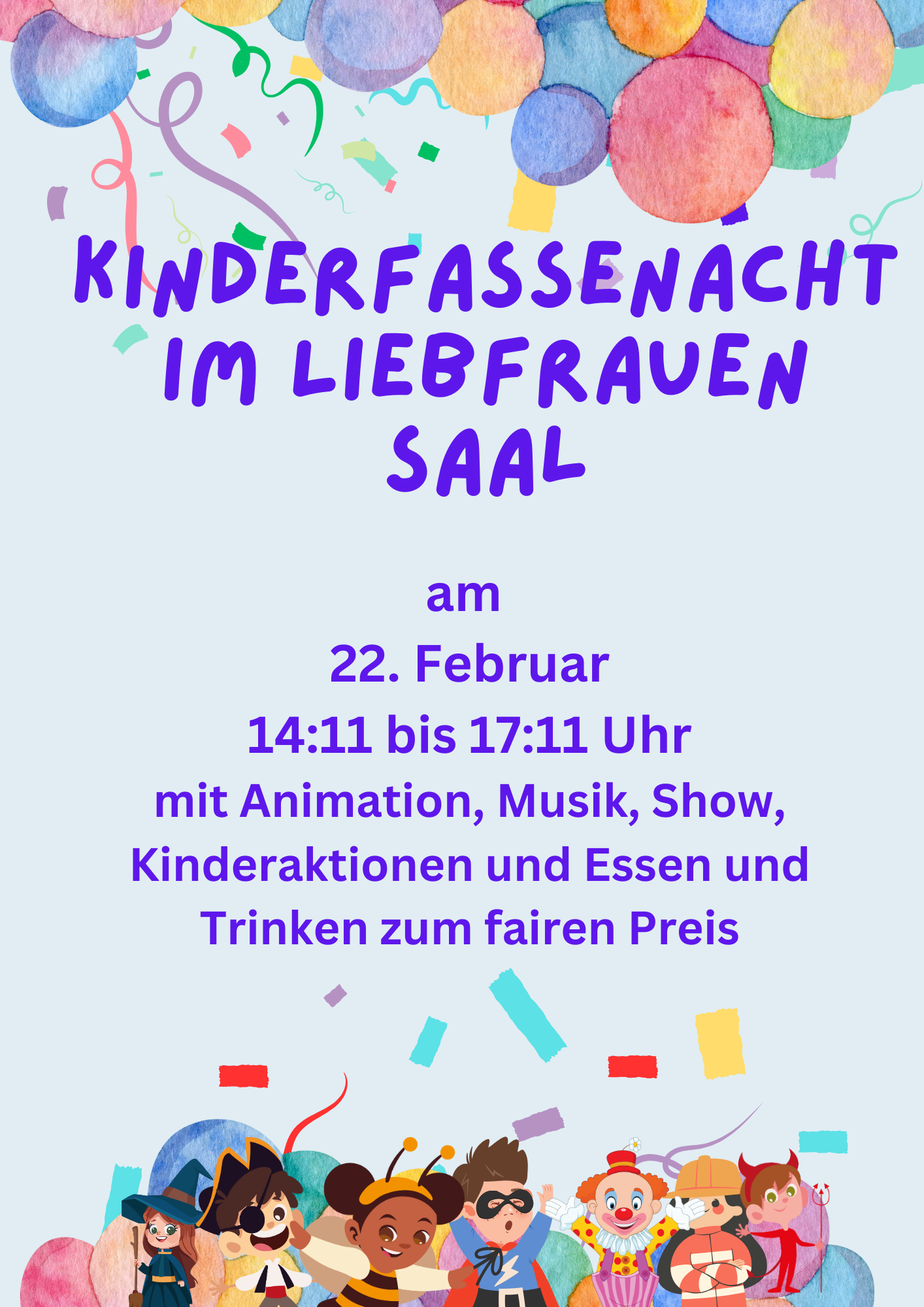 Kinderfassenacht 2025