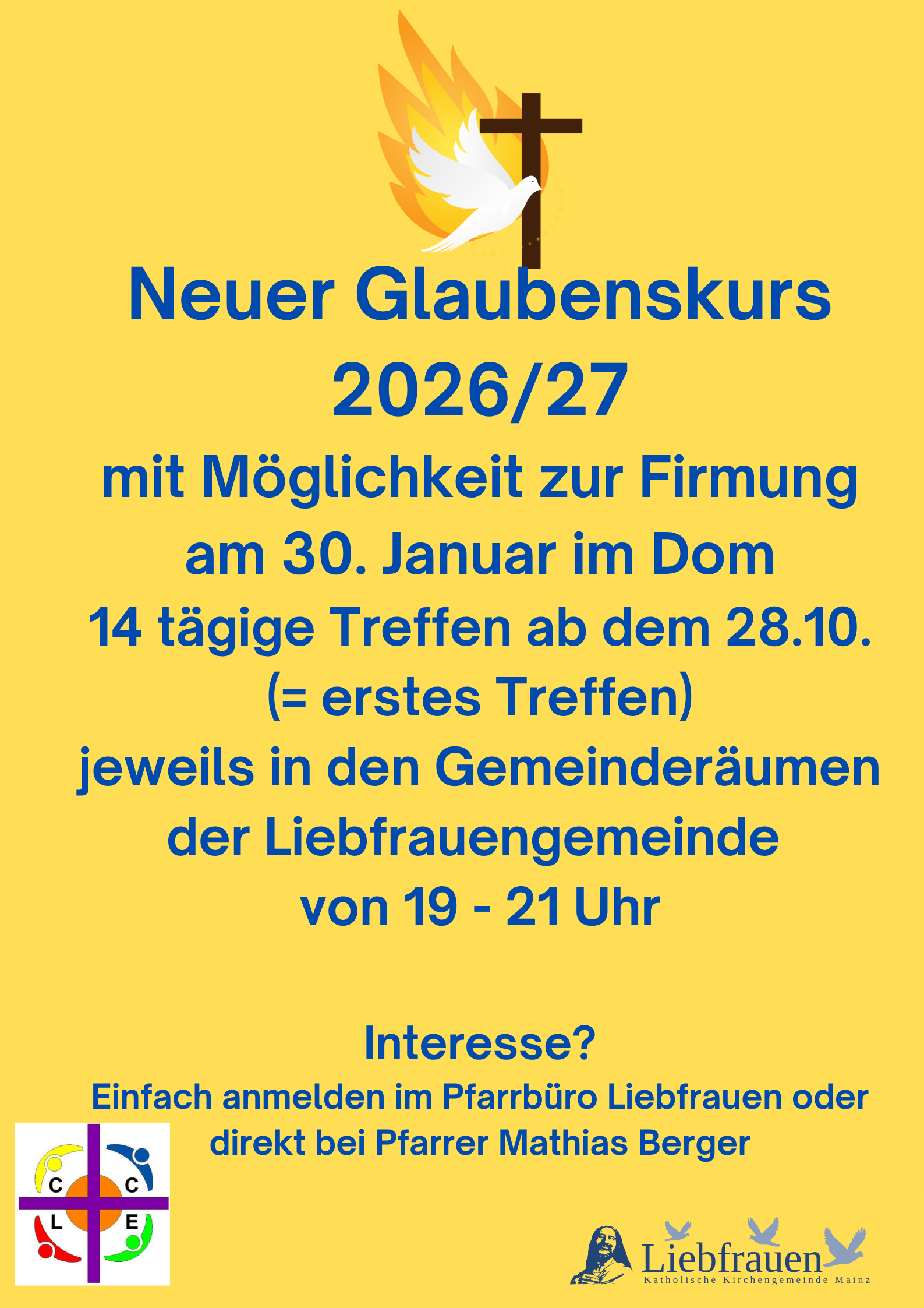Neuer Glaubenskurs