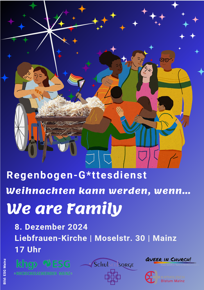 Regenbogen-G*ttesdienst „We are Family“