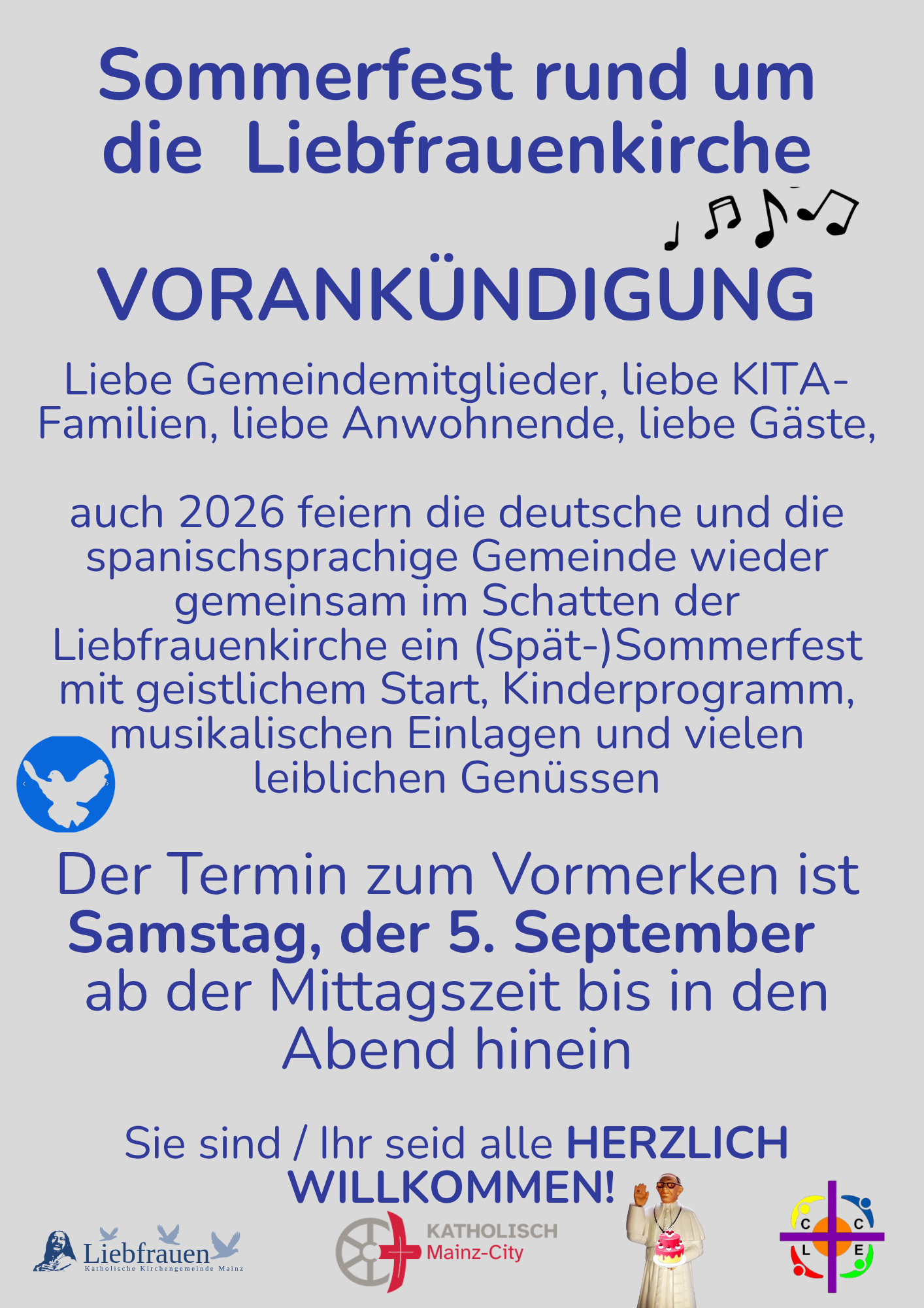 Vorankündigung SOMMERFEST 2026