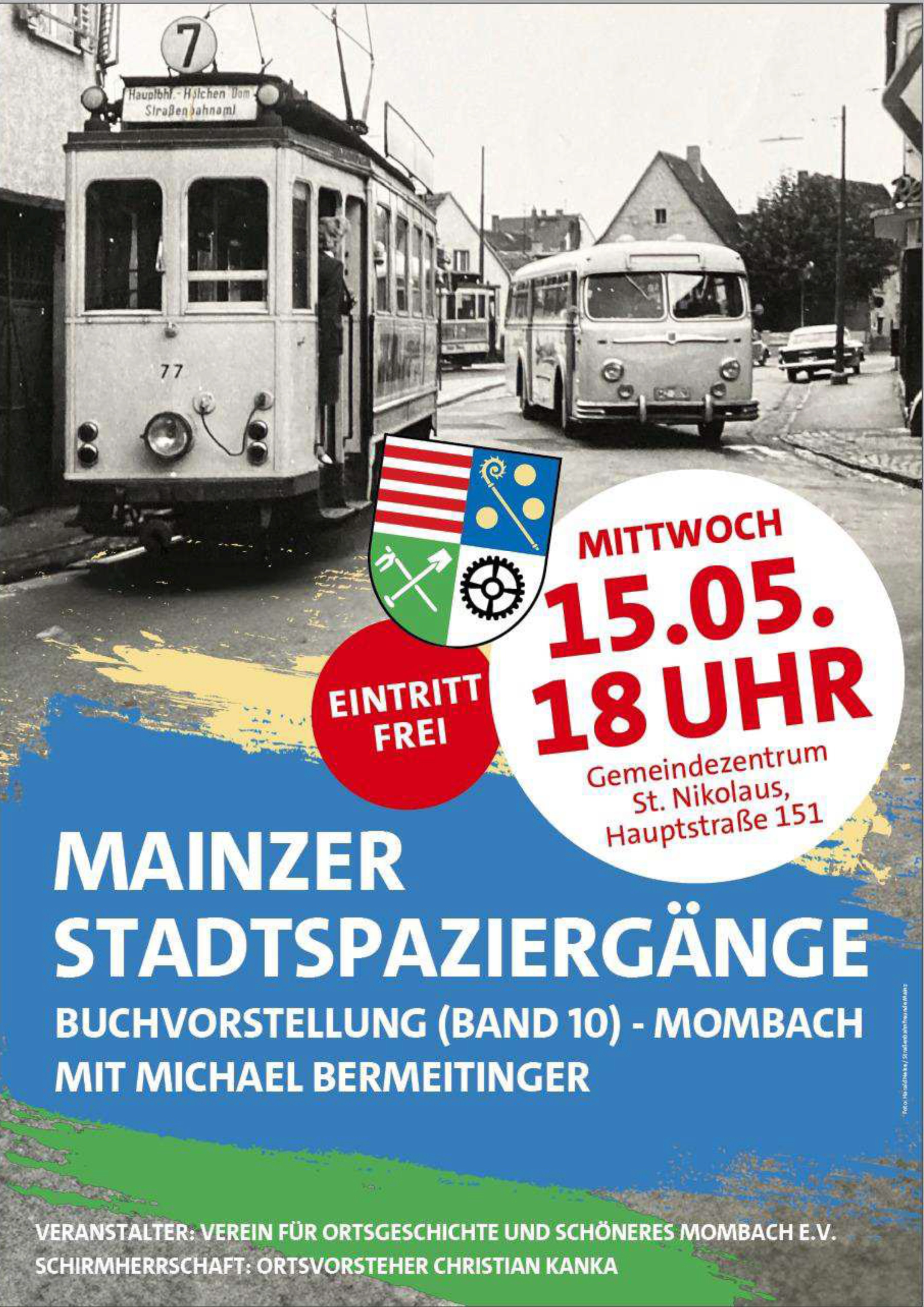 Mainzer Stadtspaziergänge - Buchvorstellung (Band 10) - Mombach Mit Michael Bermeitinger
