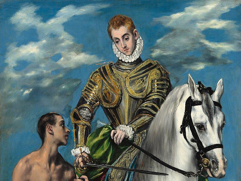 Der hl. Martin und der Bettler | El Greco