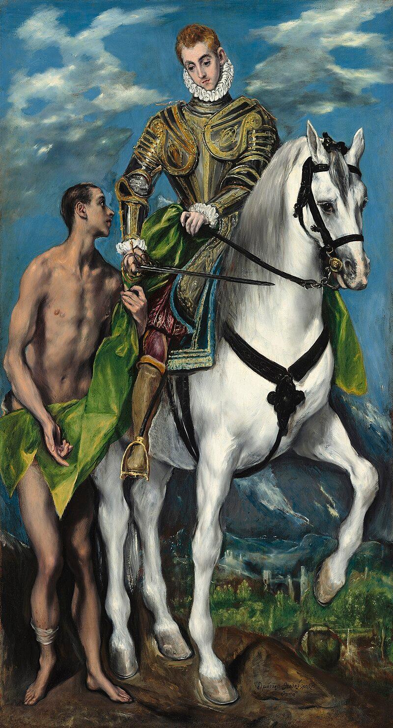 Der hl. Martin und der Bettler | El Greco