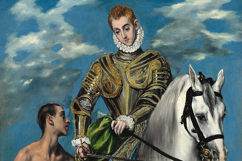Der hl. Martin und der Bettler | El Greco