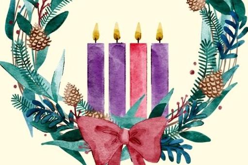 Familien feiern Advent