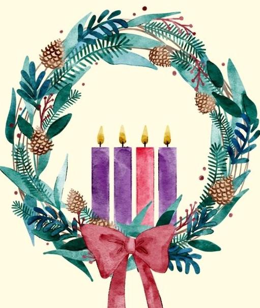 Familien feiern Advent