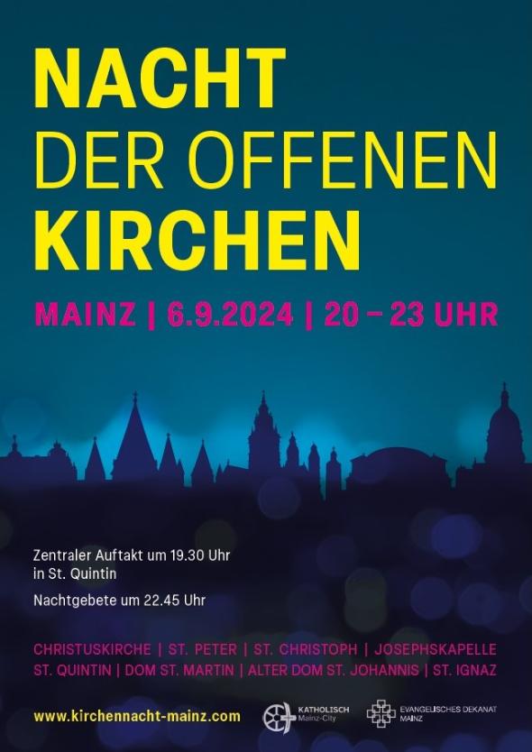 Nacht der offenen Kirchen 2024 (c) Katholisch Mainz City / Evangelisches Dekanat Mainz