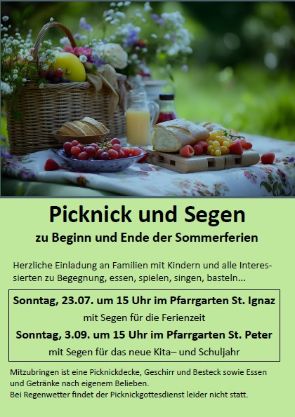 Picknick und Segen (c) Innenstadtgemeinden