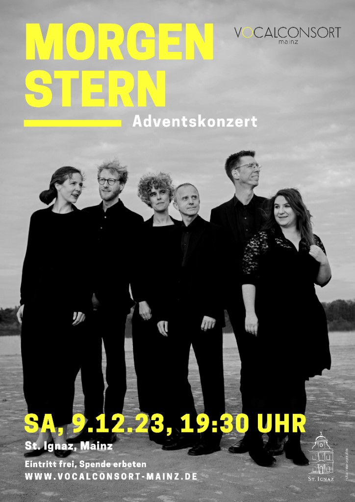 Plakat Adventskonzert Vocalconsort (c) Vocalconsort