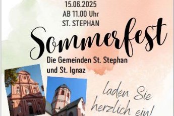 Sommerfest der Gemeinden St. Stephan und St. Ignaz