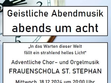 Geistliche Abendmusik im Advent