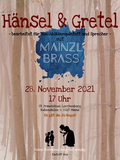 Plakat für das MainzlBrass Adventskonzert