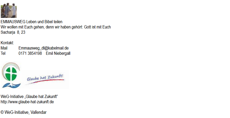Kontaktdaten Emmausweg (c) WeG-Initiative, Vallendar