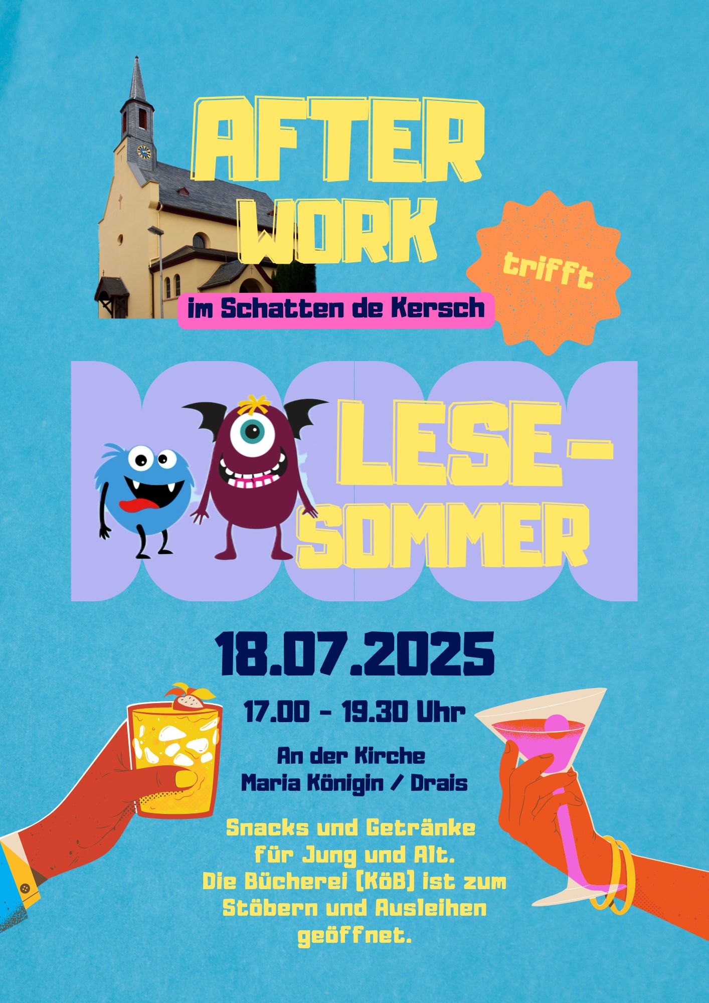 Lesesommer trifft Afterwork