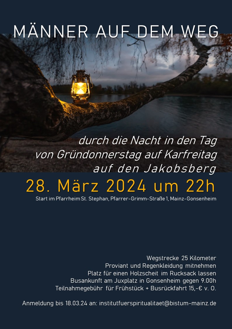 Männerwanderung 2024 (c) Institut für Spiritualität Bistum Mainz