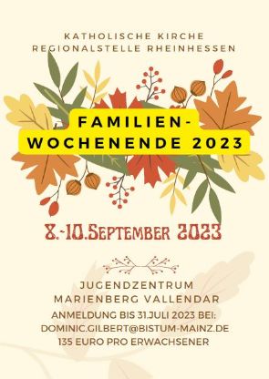 Familienwochenende 2023 (c) Regionalstelle Rheinhessen