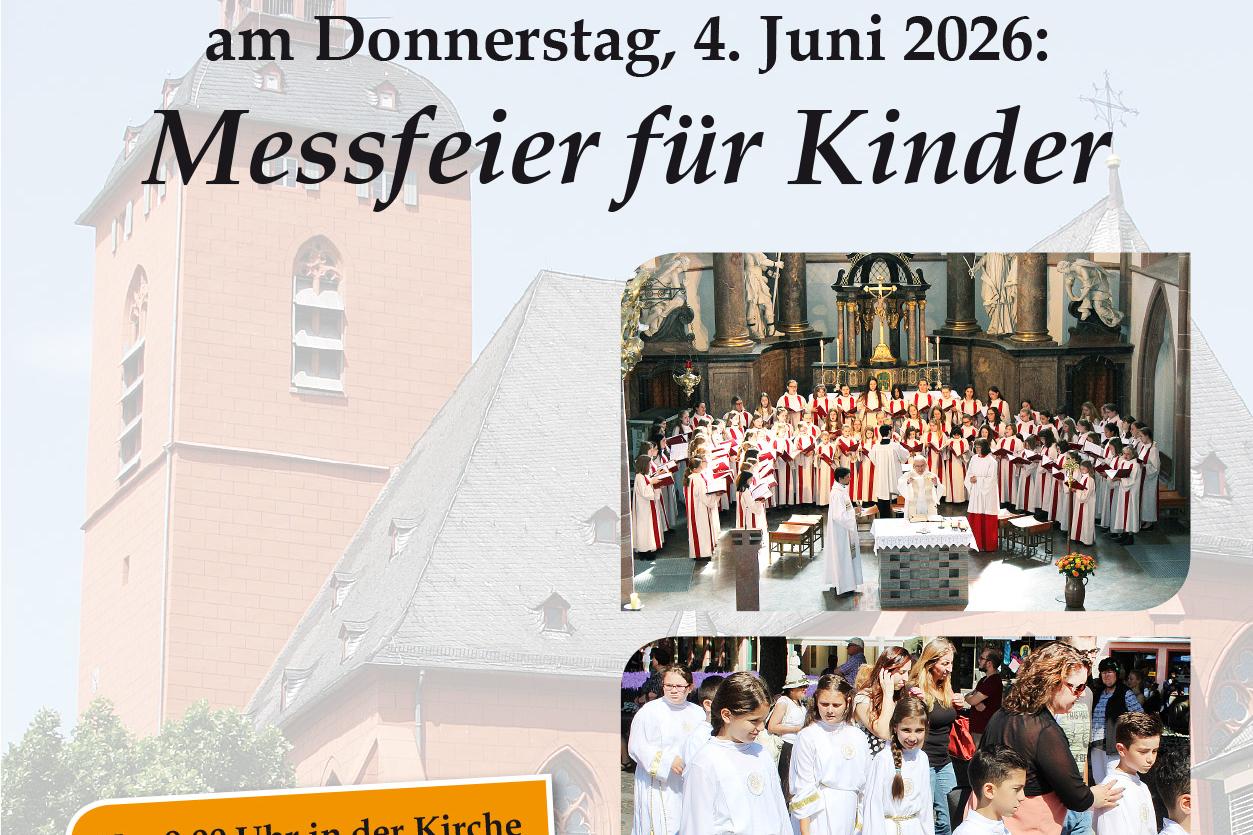 Messfeier für Kinder - Fronleichnam 2026