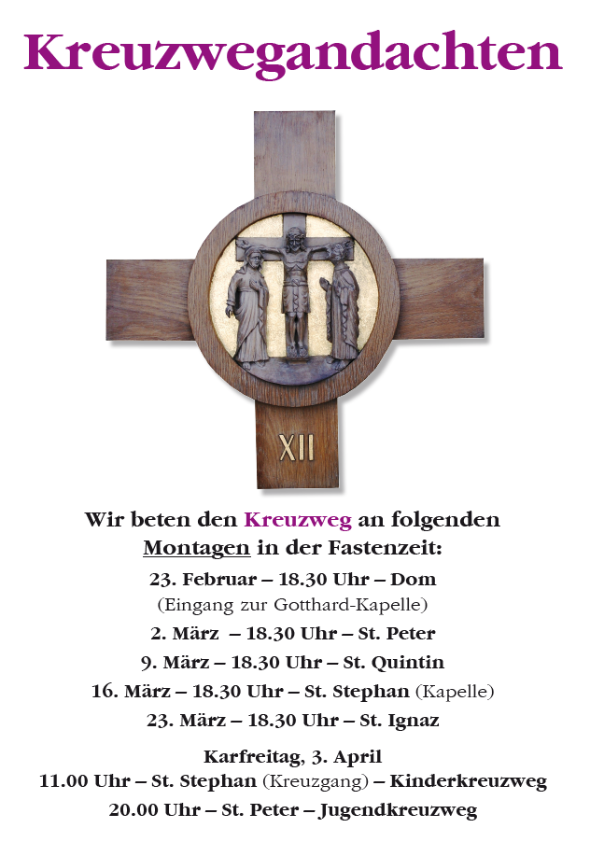 Kreuzwegandachten 2026 (c) Kath. Kirche Mainz-City