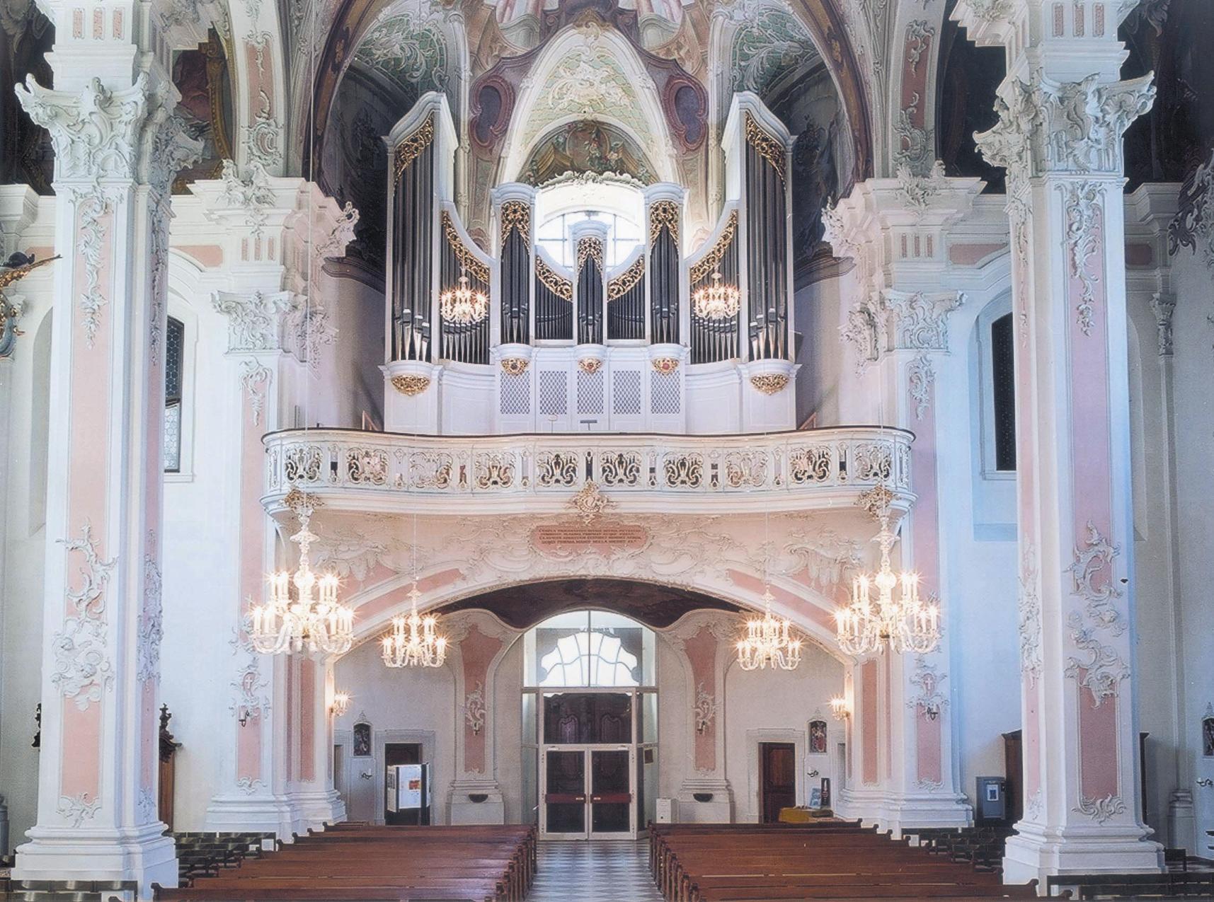 Blick zur Orgel von St. Peter (c) PetersChor