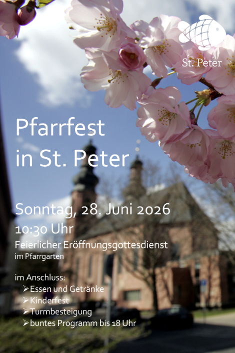 Plakat Pfarrfest 2026 (c) St. Peter Mainz