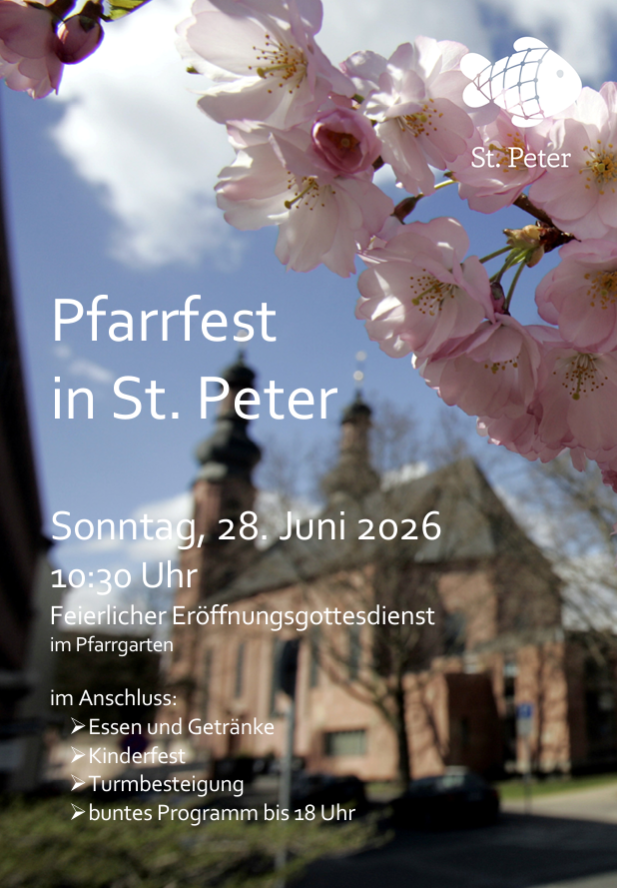 Plakat Pfarrfest 2026 (c) St. Peter Mainz