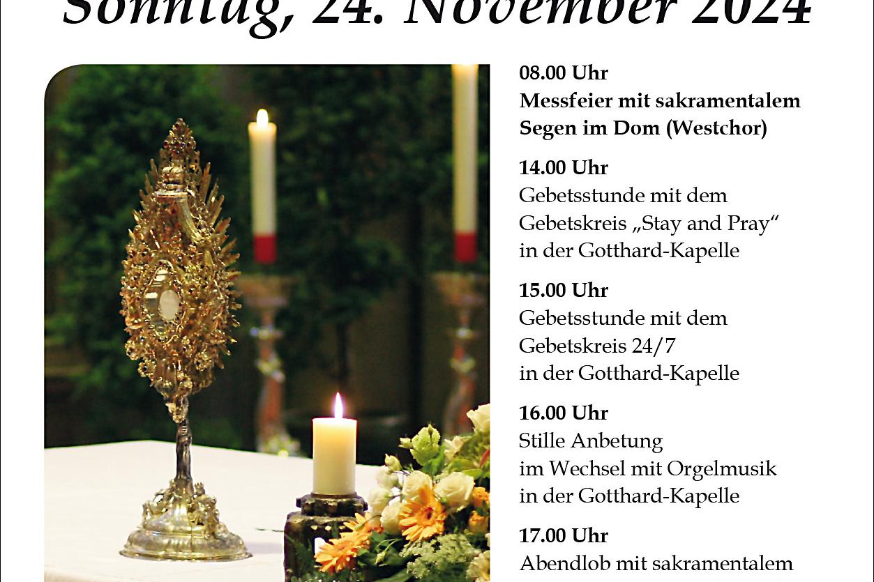 Einladung zur GebetsZeit im Dom