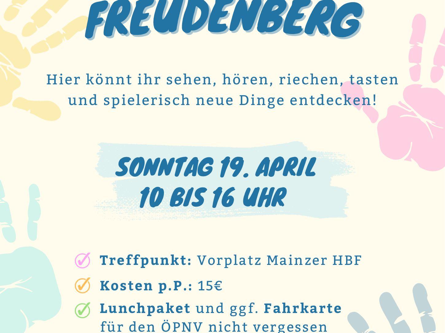 Flyer Ausflug Schloss Freudenberg