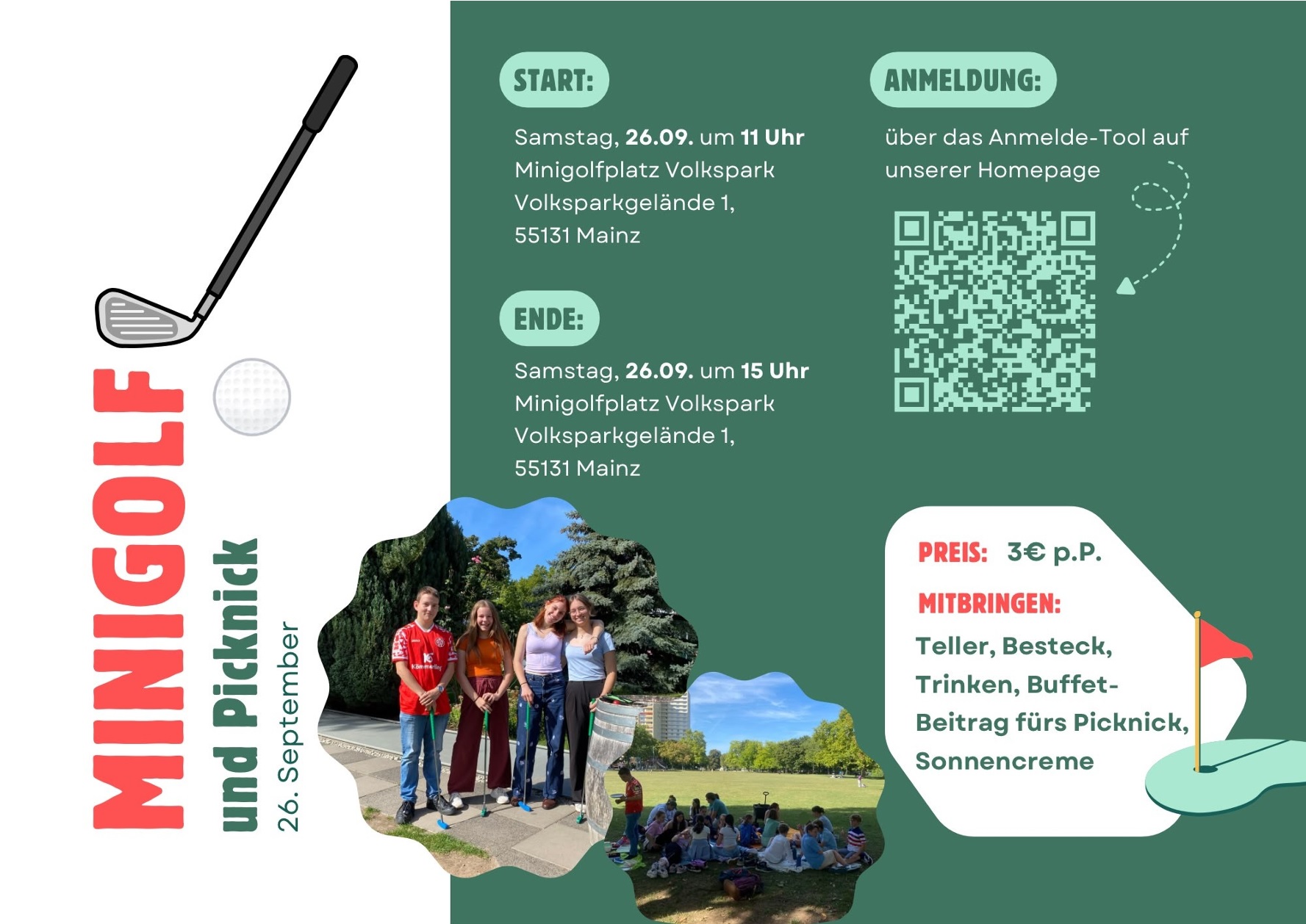 Flyer Minigolf 2026 (c) Jugend St. Peter