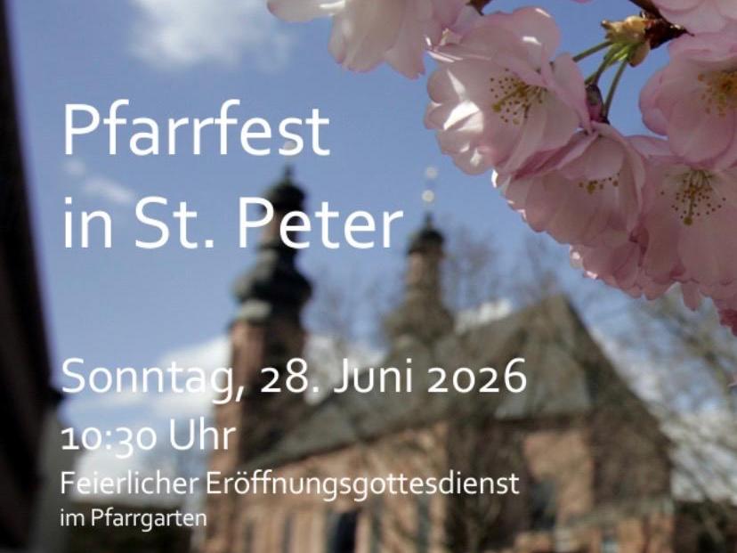 Flyer Pfarrfest 2026