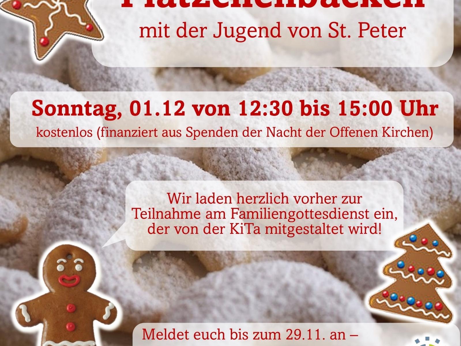 Flyer Plätzchenbacken