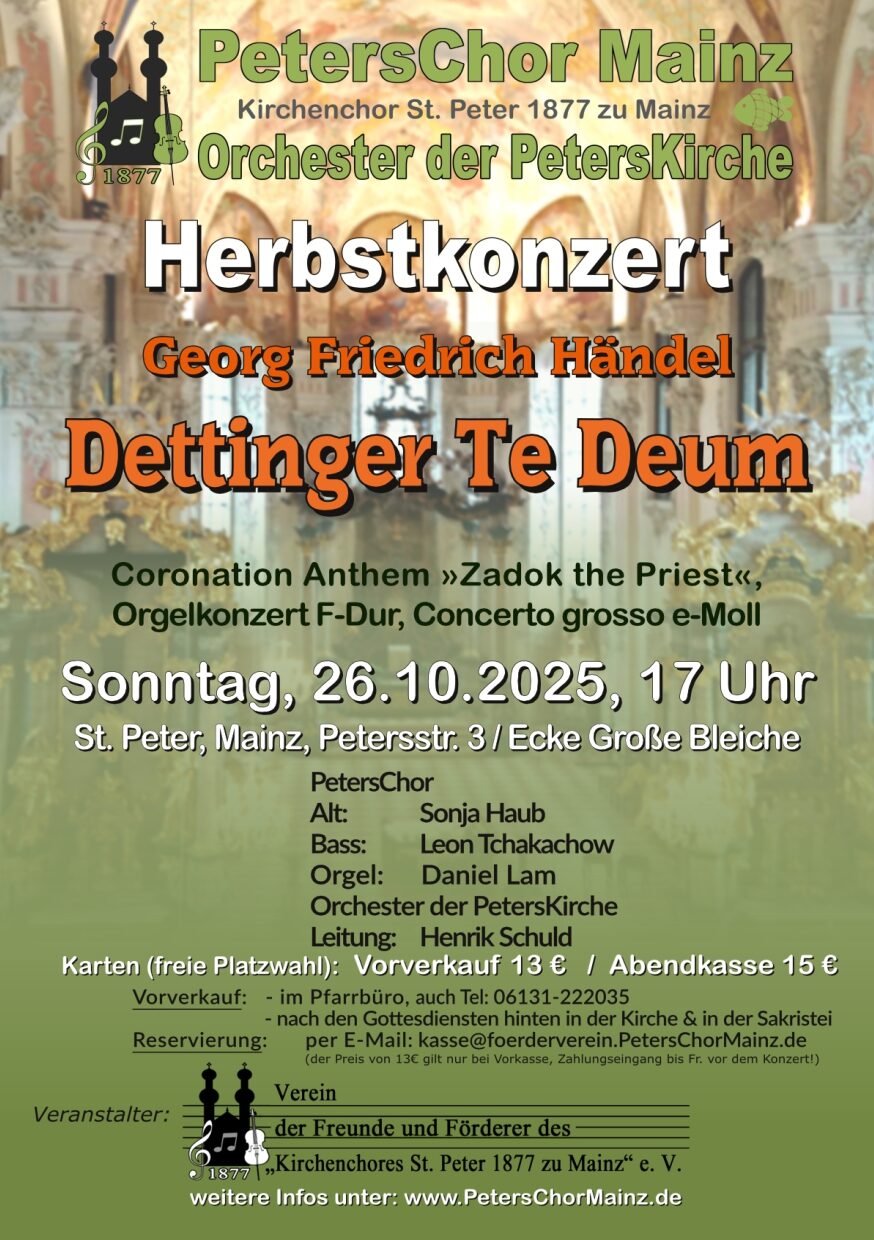 Dettinger Te Deum - Chor und Orchesterkonzert