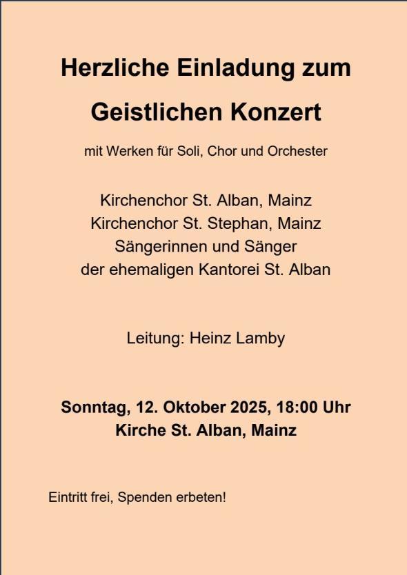 Geistliches Konzert