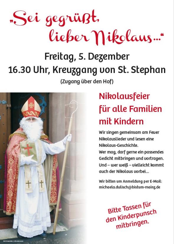 Nikolaus 2025 (c) Kath. Innenstadtgemeinden Mainz